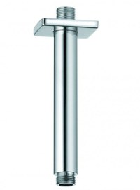 Brat de dus Kludi A-QA 150 mm, rozeta patrata, montare pe tavan, crom - 6653505-00 - 1