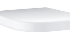 Capac WC Grohe Euro Ceramic, eliberare rapida, incluse set fixare, duroplast, alb - 39331000