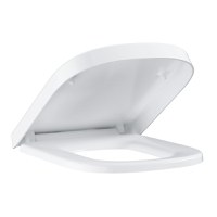 Capac wc Grohe Euro Ceramic, inchidere lenta, alb,set fixare inclus - 39330001 - 1