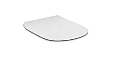Capac WC Ideal Standard Tesi slim cu inchidere lenta, alb - T352701