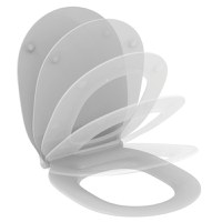 Capac WC Ideal Standard Thin subtire, inchidere lenta, Connect Air, alb - E036601 - 1