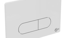 Clapeta actionare WC Ideal Standard Oleas P1, dual, 234 x 154 mm, alb - R0116AC