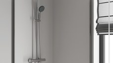 Coloana cabina dus Grohe Vitalio Start, palarie patrata 25 cm, baterie cu termostat-26696000