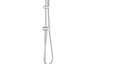 Coloana de dus Grohe Vitalio cu palarie patrata de 25 cm si para de mana, crom, montare pe perete, fara baterie - 26698001