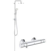 Coloana dus Grohe New Tempesta 210+ baterie cabina dus termostat Grohe Precision (26381001  , 34594000 ) - 1