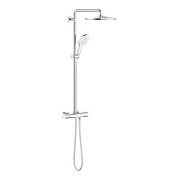 Coloana dus Grohe Rainshower SmartActive 310, baterie termostatata, 111 cm, moon white - 26647LS0 - 1