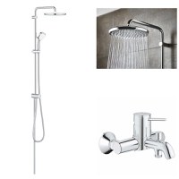Coloana dus Grohe Tempesta 250+baterie cada Grohe Classic  (23787000  ,26675000) - 1