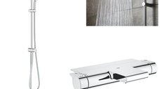 Coloana dus Grohe Tempesta 250+baterie cada Grohe Grohtherm 2000  ( 34464001  ,26675000)