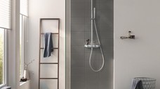 Coloana dus, termostat, montare pe perete Grohe Euphoria SmartControl 310mm alb-26508LS0
