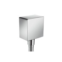Cot iesire dus Hansgrohe Fixfit Square, 1/2''x 1/2'', anti-reflux, crom - 26455000 - 1
