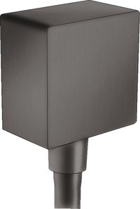 Cot iesire Hansgrohe FixFit Square, brushed black chrome - 26455340 - 1