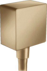 Cot iesire Hansgrohe FixFit Square, brushed bronze - 26455140 - 1