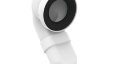 Cot scurgere verticala Ideal Standard pentru vase wc, 210 mm, alb - T682067