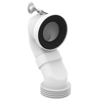 Cot scurgere verticala Ideal Standard pentru vase wc, 210 mm, alb - T682067 - 1