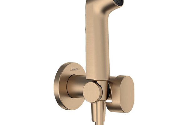 Dus igienic, Hansgrohe, Bidette S, 1 jet, bronz periat, fara corp incastrat-29232140