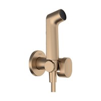 Dus igienic, Hansgrohe, Bidette S, 1 jet, bronz periat, fara corp incastrat-29232140 - 1
