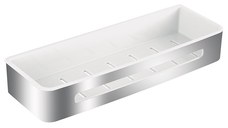 Etajera mare de dus, Ferro, Emotion, alb/crom - 65585.4