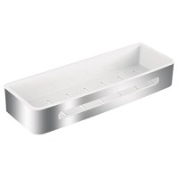 Etajera mare de dus, Ferro, Emotion, alb/crom - 65585.4 - 1