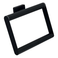 Inel prosop dreptunghiular, Ferro, Greta, negru mat - AGR11BL - 1