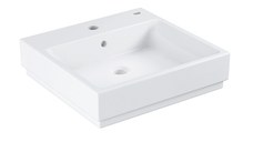 Lavoar Grohe Cube Ceramic 50, montare pe blat Pure Guard, alpine white - 3947800H
