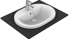 Lavoar Ideal Standard Connect Oval 62x46 cm, montare in blat, alb -  E504001