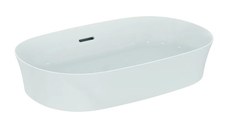 Lavoar pe blat Ideal Standard Atelier Ipalyss, 60 cm, fara orificiu baterie, cu preaplin, alb - E139701