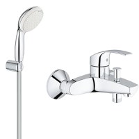 Pachet baterie cada/dus Grohe + set dus porter Grohe New Tempesta Duo, doua tipuri de jet, crom lucios (3330002,27799001) - 1