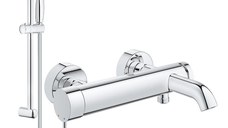 Pachet: Baterie de cadă/dus Essence New-33624001, Set dus Grohe New Tempesta 100-27853003.