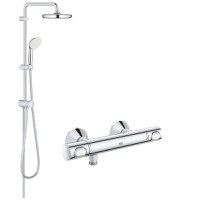 Pachet: Coloana dus Grohe 250, baterie cabina dus Grohtherm 500 ( 26980001.  ,34793000) - 1