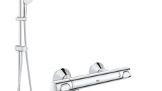 Pachet: Coloana dus Grohe 250, baterie cabina dus Grohtherm 500 ( 26980001.  ,34793000)