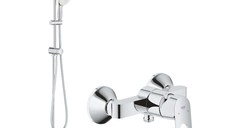 Pachet: Coloana dus Grohe Tempesta 200, baterie cabina dus Bauloop(27389002,23340000)