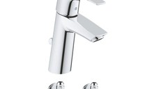 Pachet complet baterie lavoar Grohe Eurosmart M( 23322001) ,2 robineti coltar izolare (22018000)