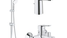 Pachet Grohe  Coloana dus Tempesta 210 (26381001), baterie cada/dus (23334000), baterie lavoar  (23328000)