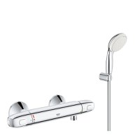 Pachet promo: Baterie cabina dus termostat Grohe Grohtherm 1000 New + set dus Grohe New Tempesta(34143003,27799001) - 1