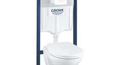 Pachet WC 4 in 1 Grohe Solido Compact, cu ceramica, suspendat, elemente montaj - 39116000