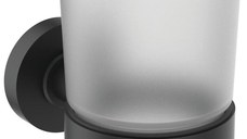Pahar cu suport Ideal Standard IOM, negru mat - A9120XG