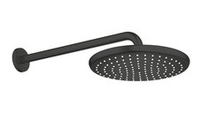 Palarie si brat de dus negru mat Grohe Tempesta 250 Cube rotunda - 266682430