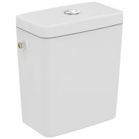 Rezervor Ideal Standard pentru vas wc pe pardoseala Connect Cube, alimentare laterala, alb - E797101 - 1