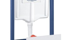 Set 4 in 1 rezervor WC Grohe Rapid SL, placa actionare crom, izolare fonica - 38813001