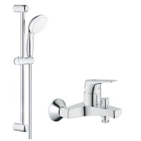 Set baterie cada dus Grohe Bauflow, set de dus Grohe Tempesta ( 23756000, 27853003 ) - 1
