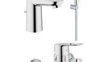 Set baterii baie Grohe Bauloop set dus porter(23335000,23341000,27799001)