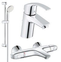 Set complet baterii baie cada termostat Grohe Grohtherm 1000 (33265002,34155003,27853001) - 1
