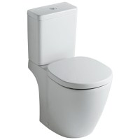 Set complet vas WC Ideal Standard Connect Cube, rezervor si capac inchidere lenta, alb - E717001 - 1