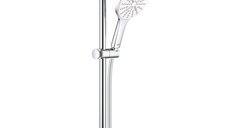 Set de dus Grohe Rainshower 130 Smartactive, bara 600 mm, 3 jeturi, moon white -  26576LS0