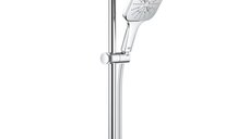 Set de dus Grohe Rainshower SmartActive 130 Cube, 3 jeturi, crom - 26583000