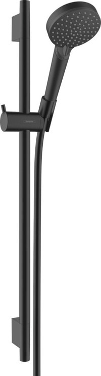 Set de dus Hansgrohe Vernis Blend Vario 100, 2 jeturi, bara de 0.65 m, negru mat -  26422670 - 1