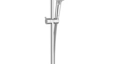 Set de dus Hansgrohe Vernis Blend Vario 100, cu 2 tipuri de jet, bara de 0.65 m, crom - 26275000
