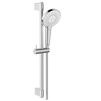 Set de dus Ideal Standard IdealRain EvoJET Round, para 125 mm, 3 jeturi, furtun 1750 mm, bara 600 mm, crom - B1761AA - 1
