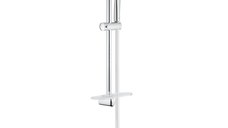 Set dus Grohe Euphoria 110 Duo, 2 functii, tija ajustabila, polita, limitator debit, anti-calcar, compatibil boiler, Crom -27242001