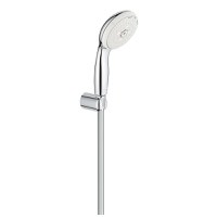 Set dus Grohe New Tempesta 100, 3 tipuri jet, suport prindere, crom100-27849001 - 1